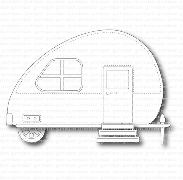 Gummiapan Dies Campingvogn