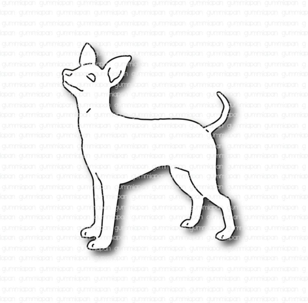 Gummiapan Dies Liten Hund