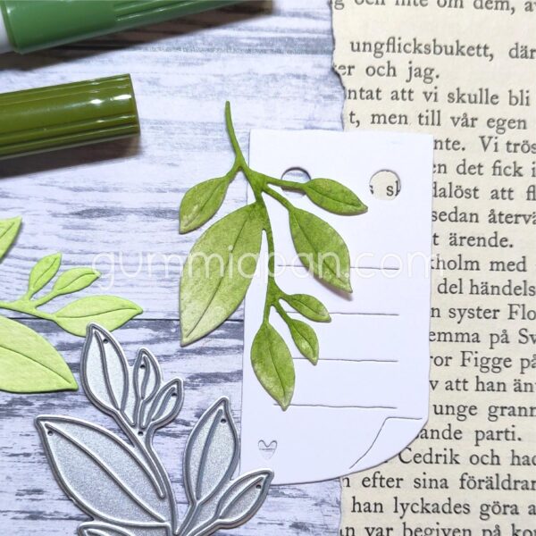 Gummiapan Dies Bladkvist