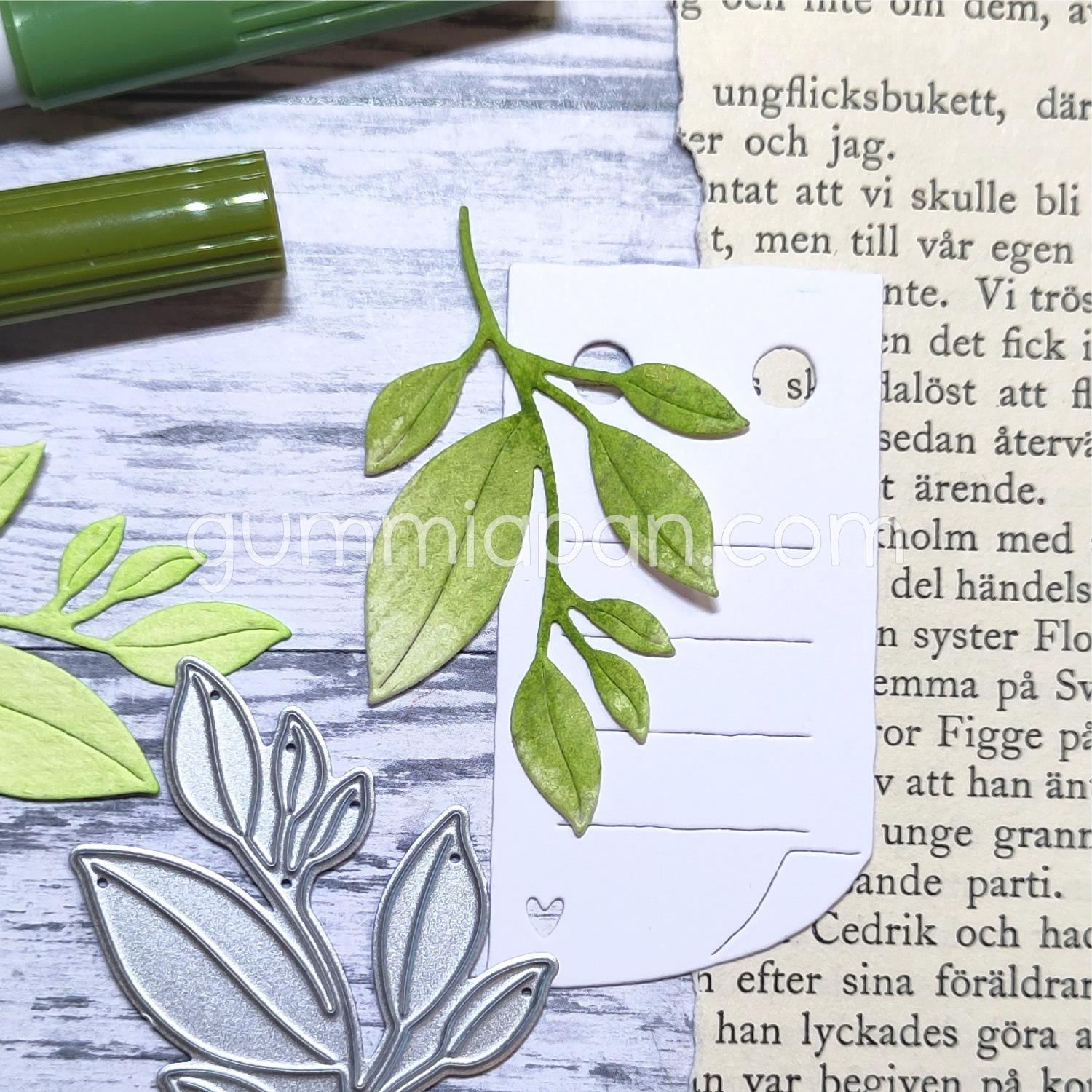 Gummiapan Dies Bladkvist - Bilde 1