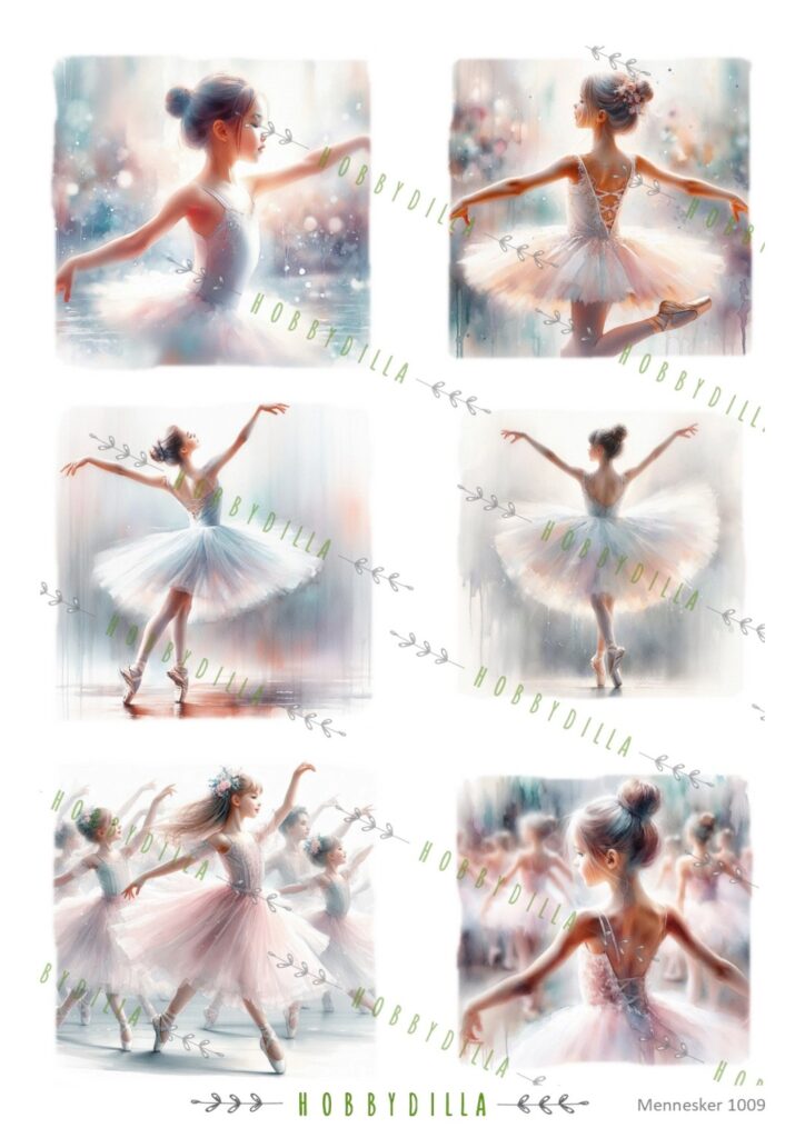 Rispapir A4 Mennesker 1009 Ballett 1