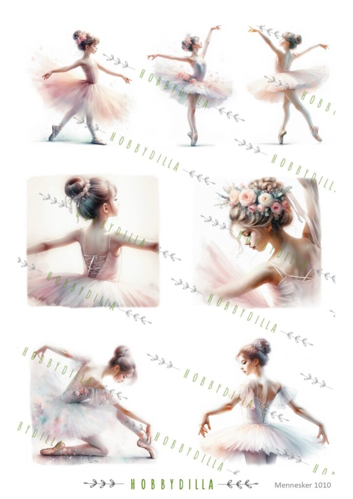 Rispapir A4 Mennesker 1010 Ballett 2