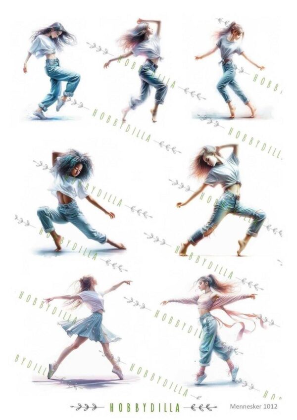 Motivark Mennesker 1012 M Dans Jenter 1