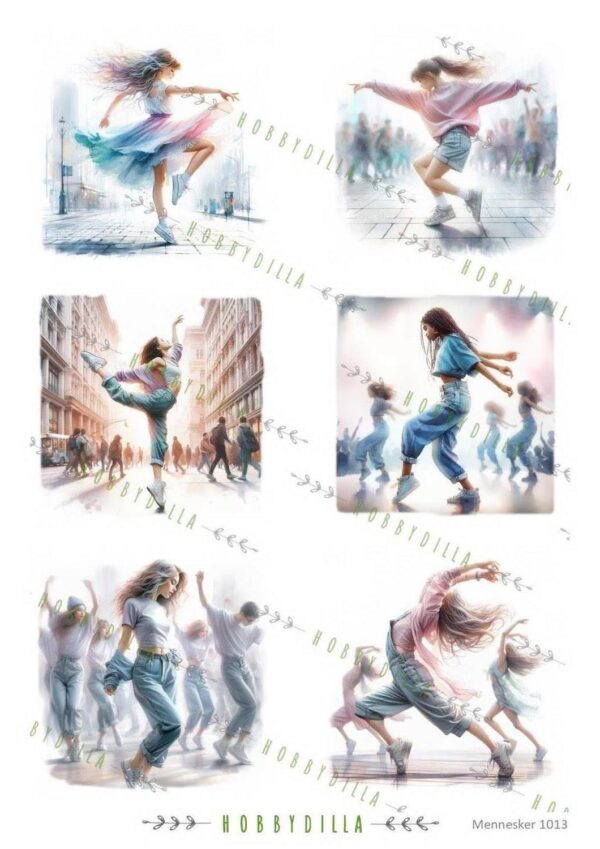 Motivark Mennesker 1013 M Dans Jenter 2