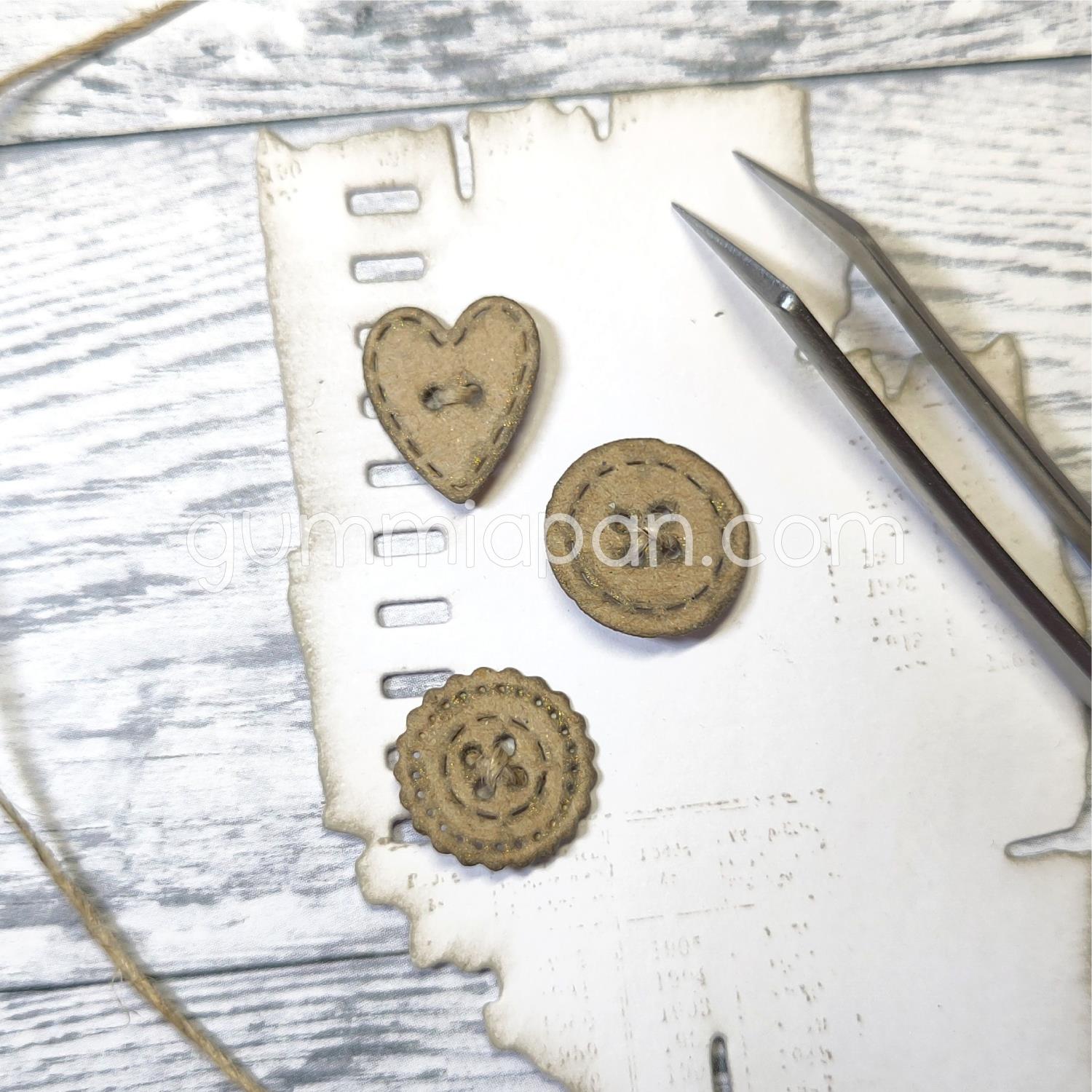 Gummiapan Dies Tre Knapper - Bilde 1