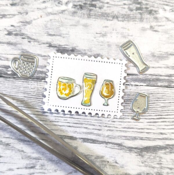 Gummiapan Dies Ølglass