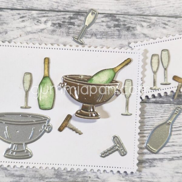 Gummiapan Dies Lite Champagnesett