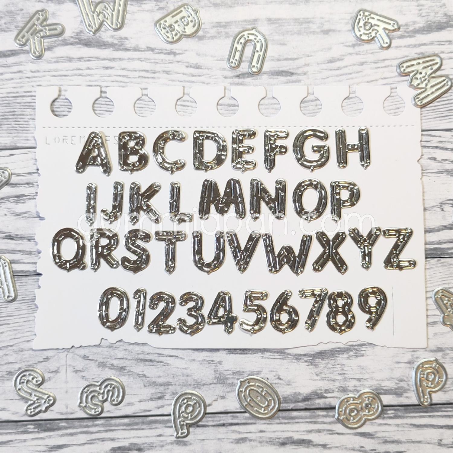 Gummiapan Dies Alfabet Ballongbokstaver - Bilde 1