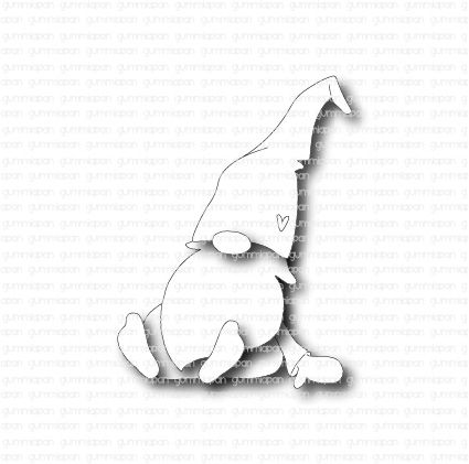 16422.jpg Gummiapan Dies Sittende Nisse