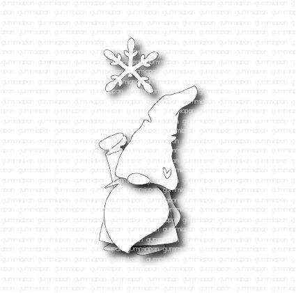 16438.jpg Gummiapan Die Nisse med snøstjerne