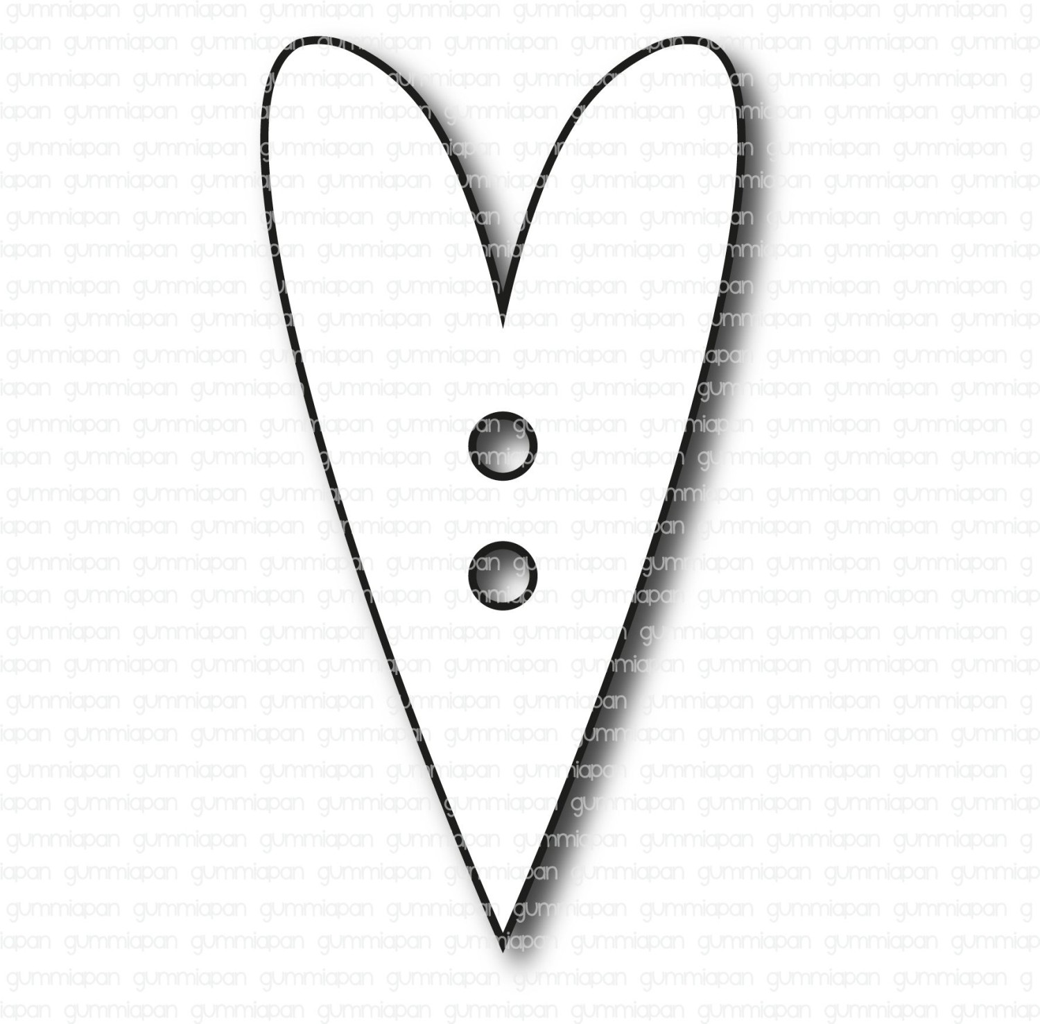 Gummiapan Die Sydd Hjerte - Bilde 1