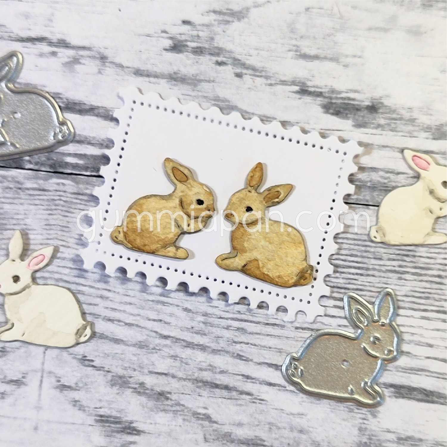 Gummiapan Dies Små Kaniner - Bilde 1