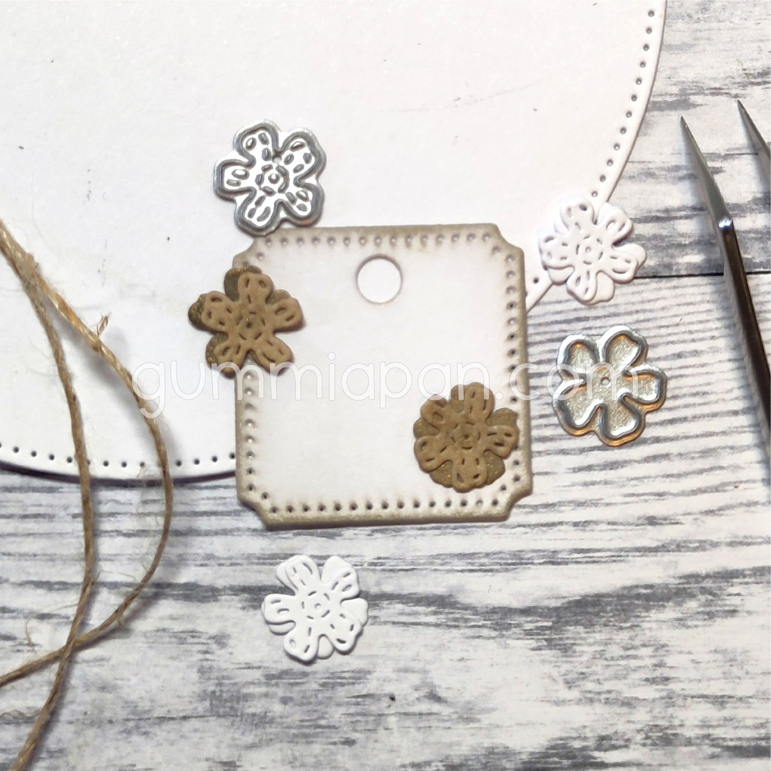 Gummiapan Dies Mini Blomster - Bilde 1