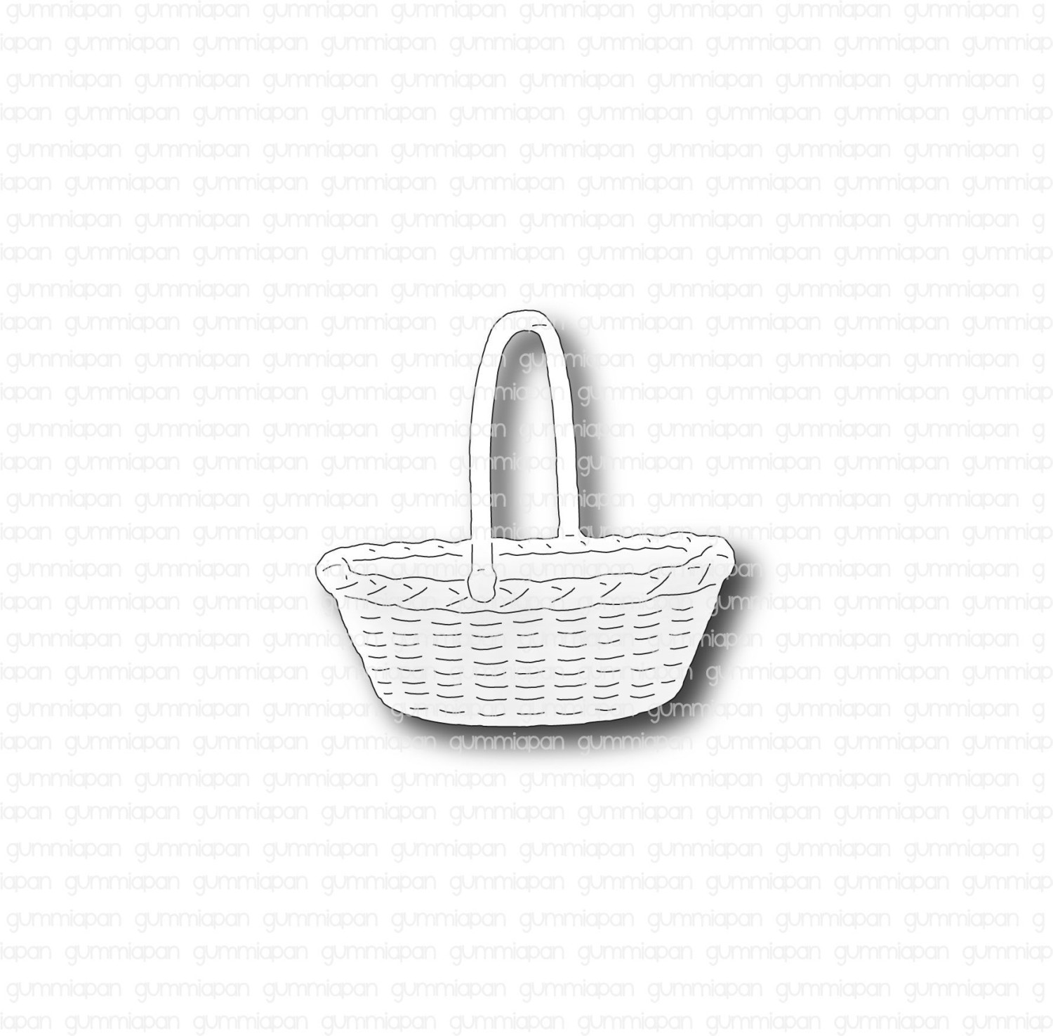 Gummiapan Dies Stor flettet kurv - Bilde 1