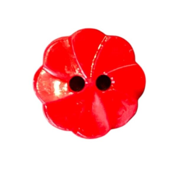 16497.jpg Knapp 2 hulls 13 mm Rød