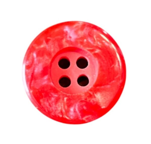 16498.jpg Knapp 4 hulls 12 mm Rød