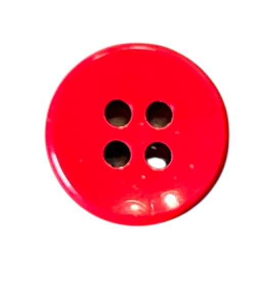 16499.jpg Knapp 4 hulls 13 mm Rød