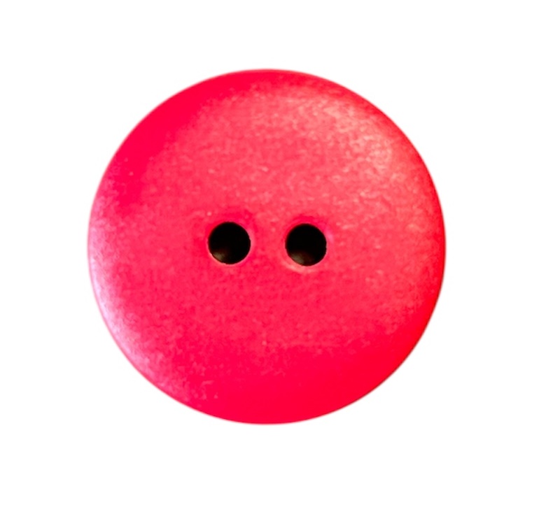 Knapp 2 hulls 17 mm Rød - Bilde 1