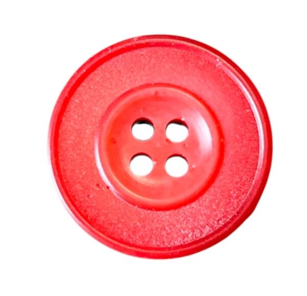 16509.jpg Knapp 4 hulls 22 mm Rød