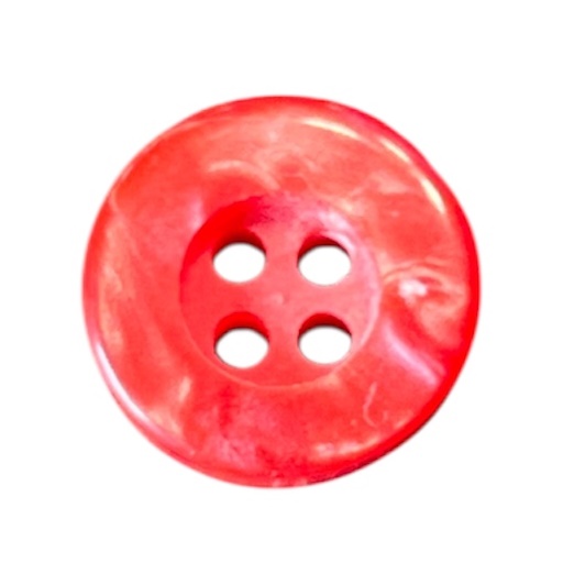 16514.jpg Knapp 4 hulls 18mm Rød