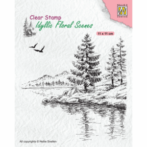 Nellie's Choice Clear Stamps Winter Water's Edge - Bilde 2