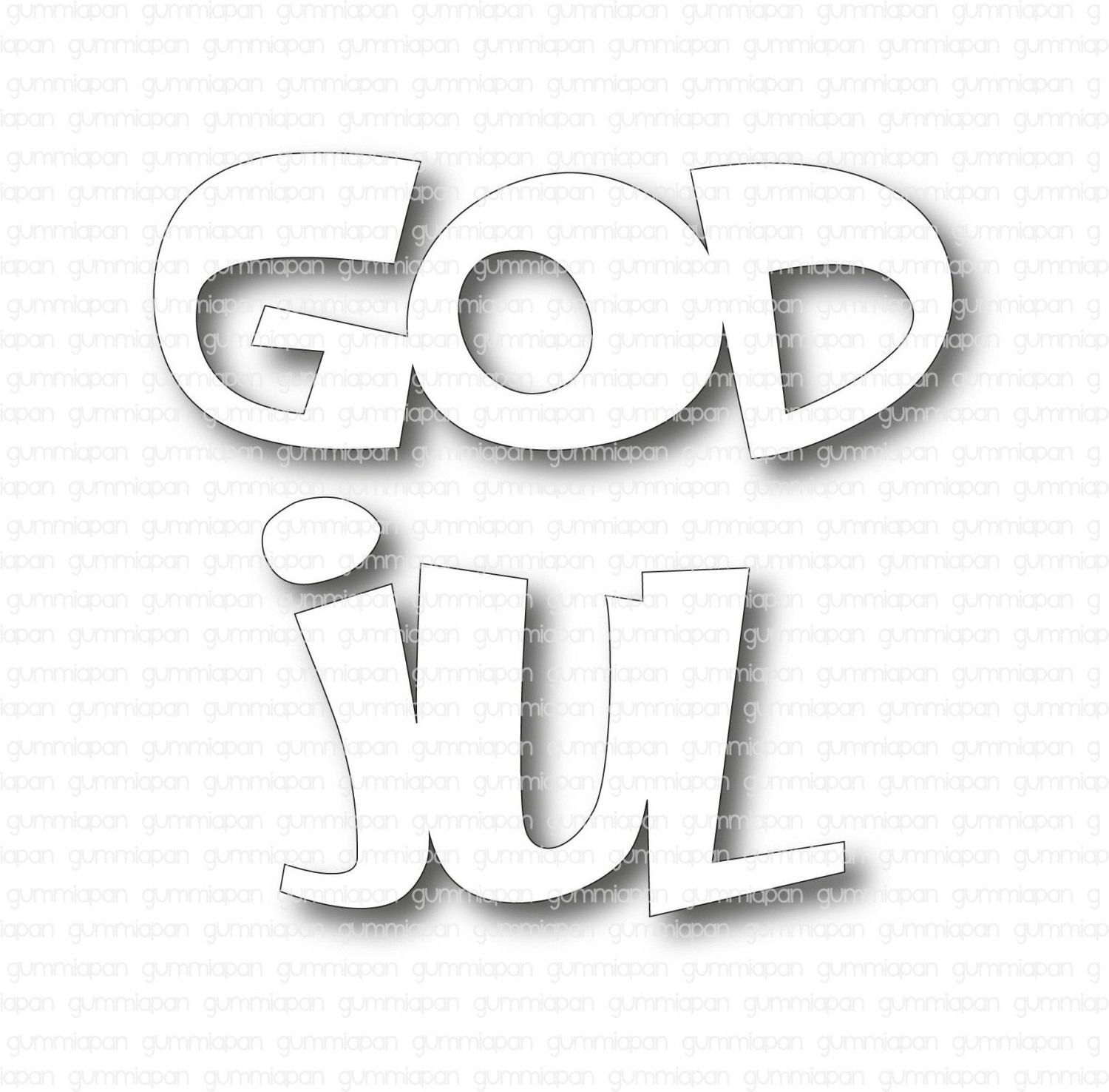 Gummiapan Dies God Jul - Bilde 1