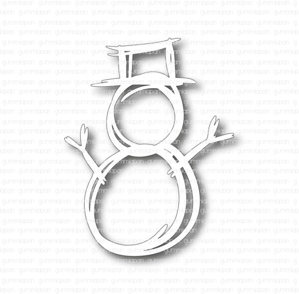 16563.jpg Gummiapan Dies Drodlet Snømann