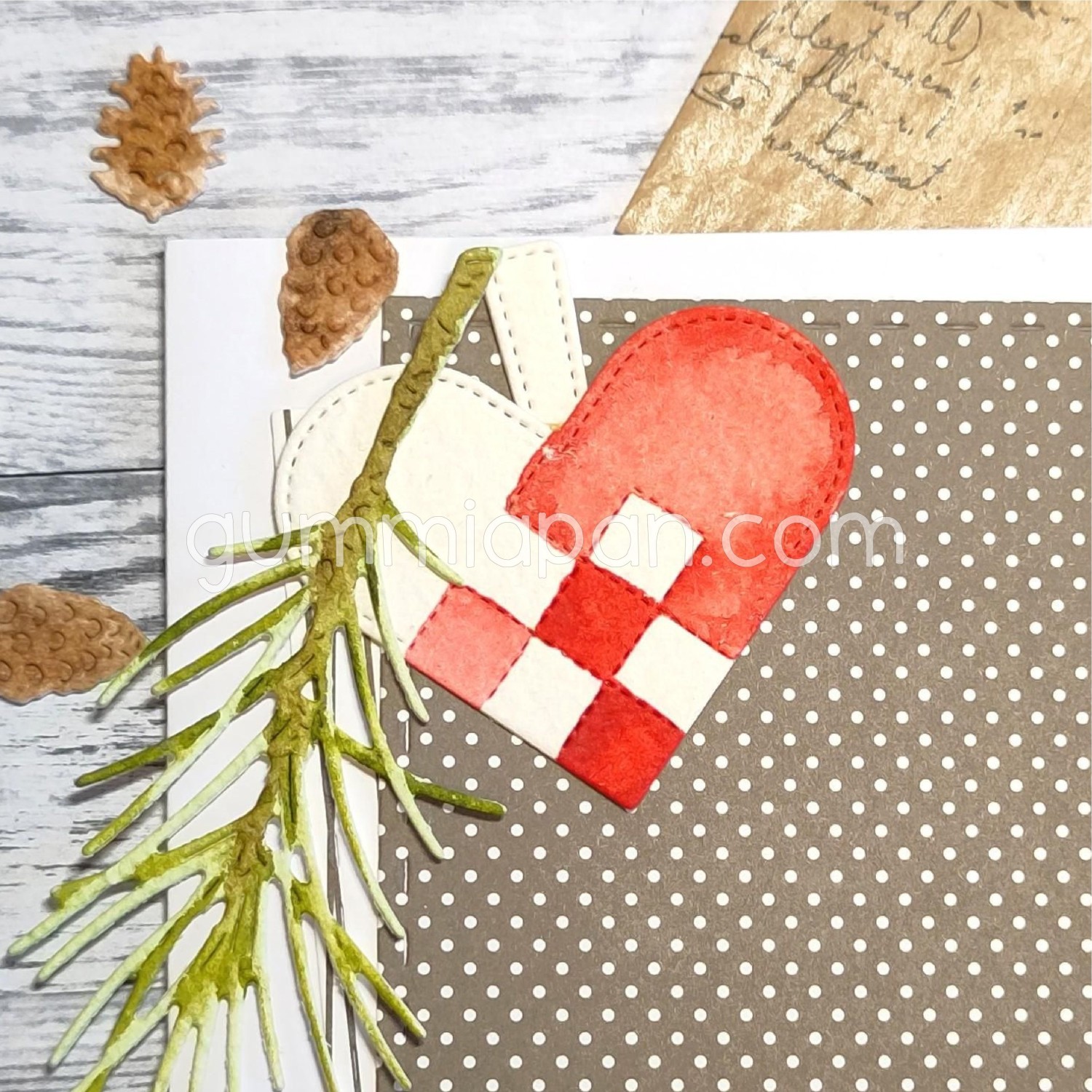 Gummiapan Dies Flettet Julekurv - Bilde 1