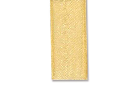 Organza bånd 15mm – 07 Champagne – 10m