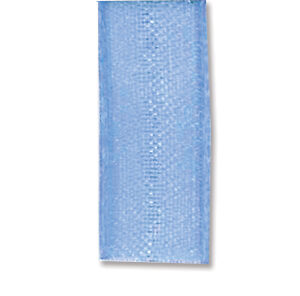 Organza bånd 15mm – 13 Blå – 10m - Bilde 2