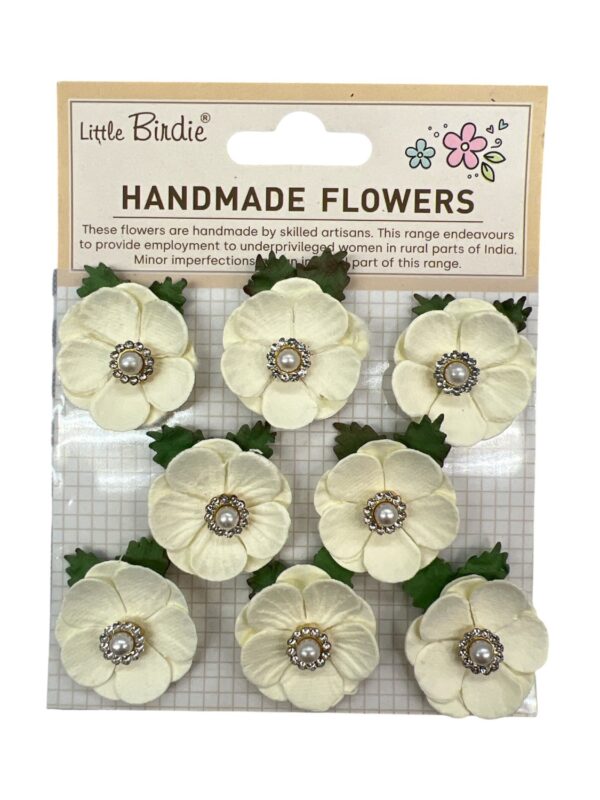 16674.jpg Little Birdie Butter Cup Ivory Pearl 8 Stk