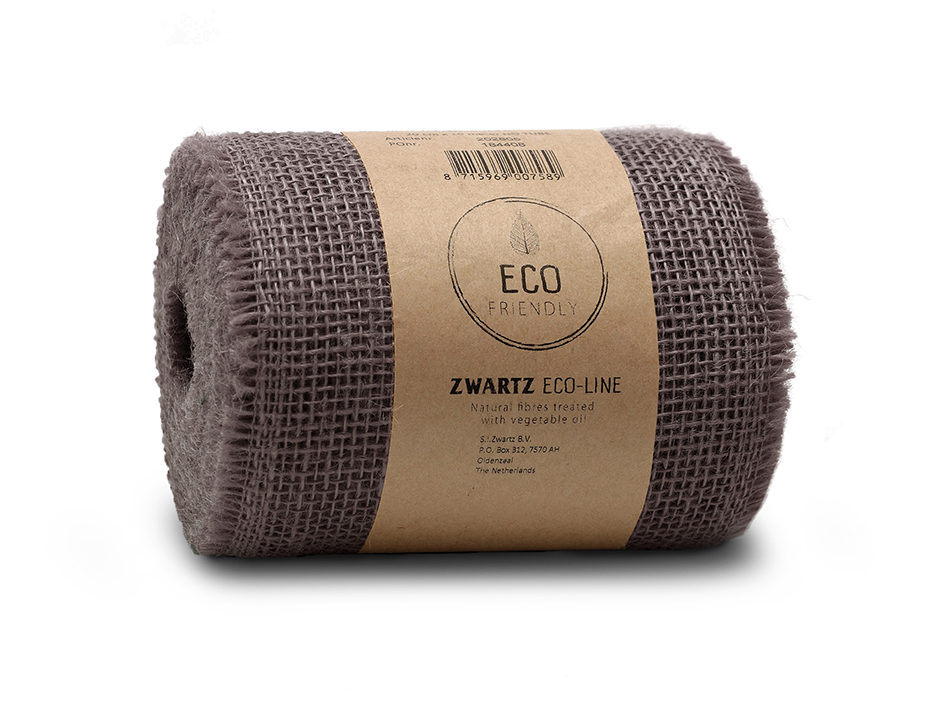 Sizo Jute Sizoband 15cm x 10m Taupe/grå - Bilde 1