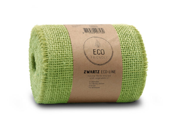Sizo Jute Sizoband 15cm x 10mm Gulgrønn