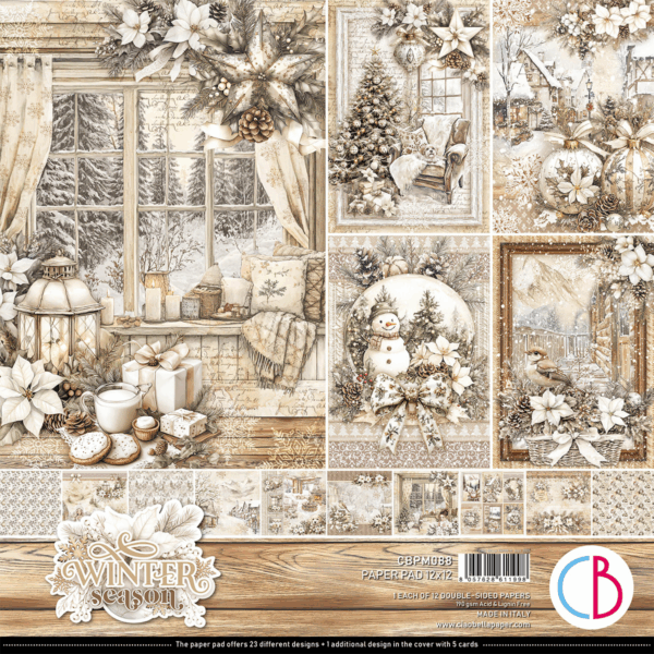 16775-1.png Ciao Bella Winter Season 12"X12" Blokk 12 ark