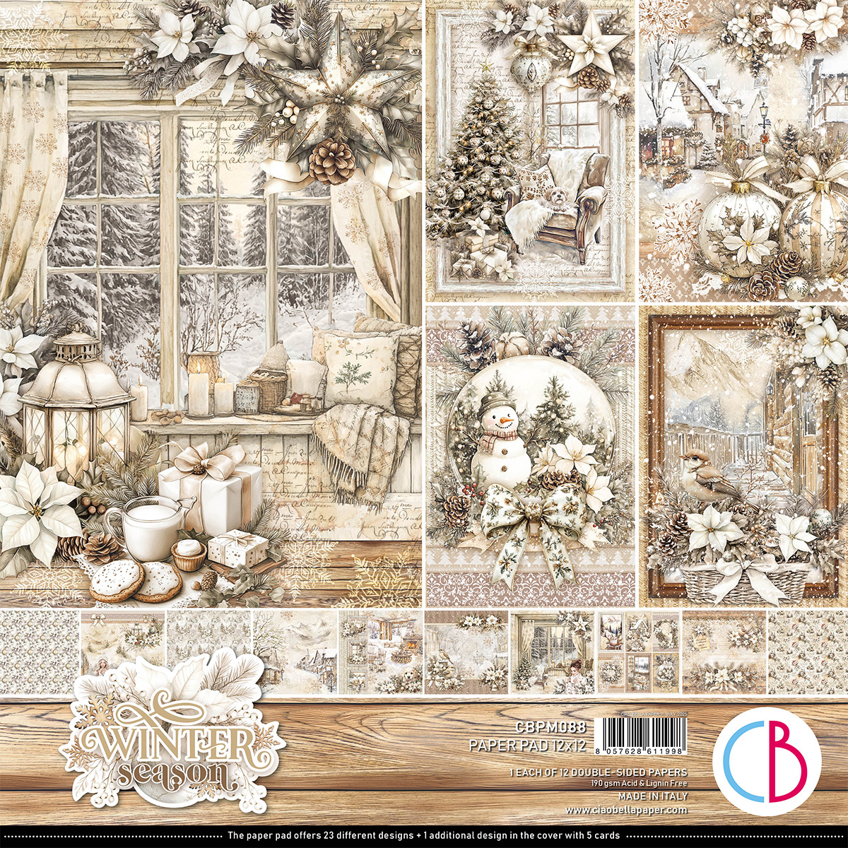 Ciao Bella Winter Season 12"X12" Blokk 12 ark - Bilde 1