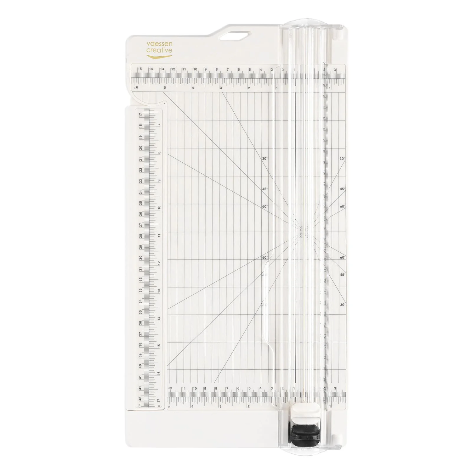 Vaessen Creative Skjærebrett med pregeverktøy 12x6”  Offwhite - Bilde 1