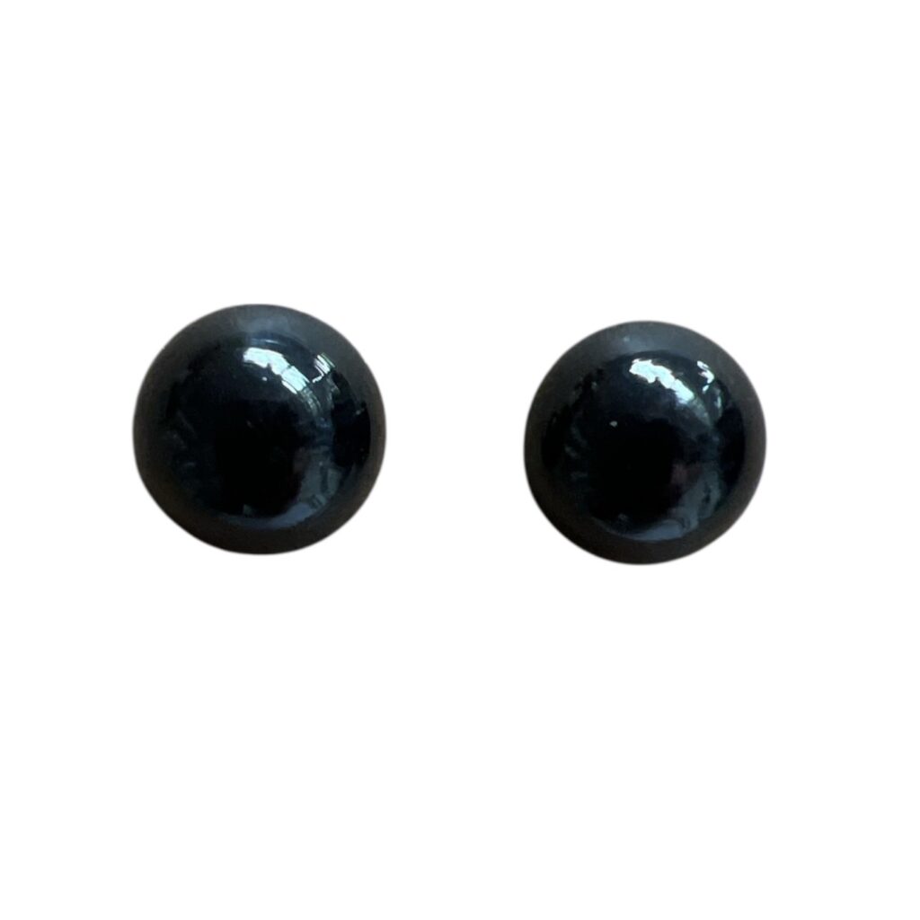 Øye med sikkerhetslås – 6mm Sort 1par