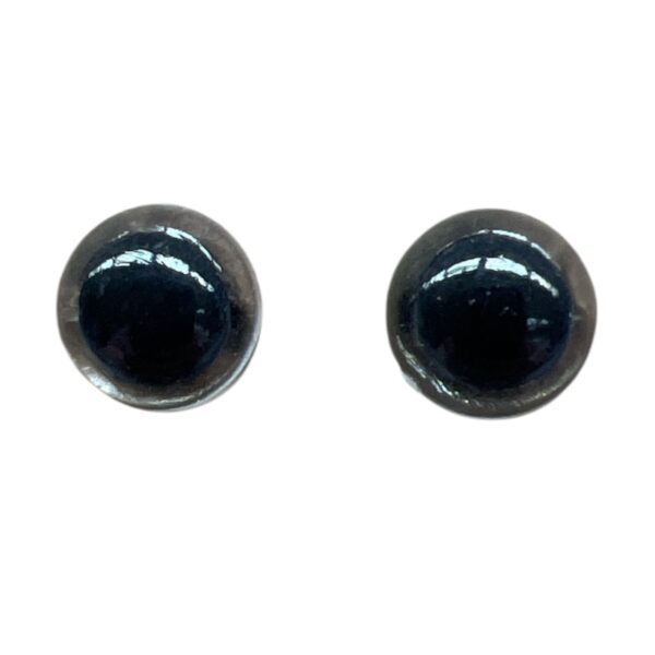 16830.jpg Øye med sikkerhetslås – 10mm Blank/Sort 1par