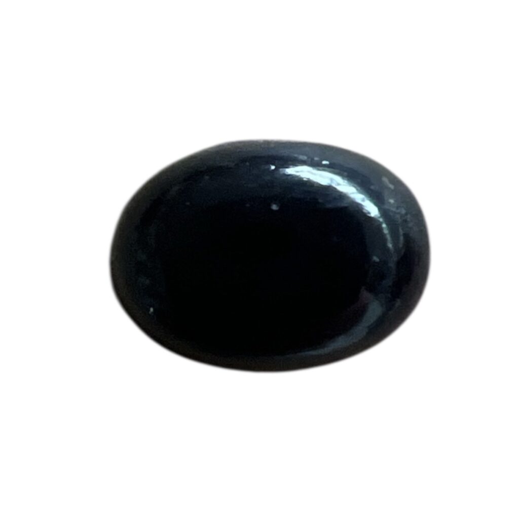 Snute Oval med sikkerhetslås – 10mm Sort
