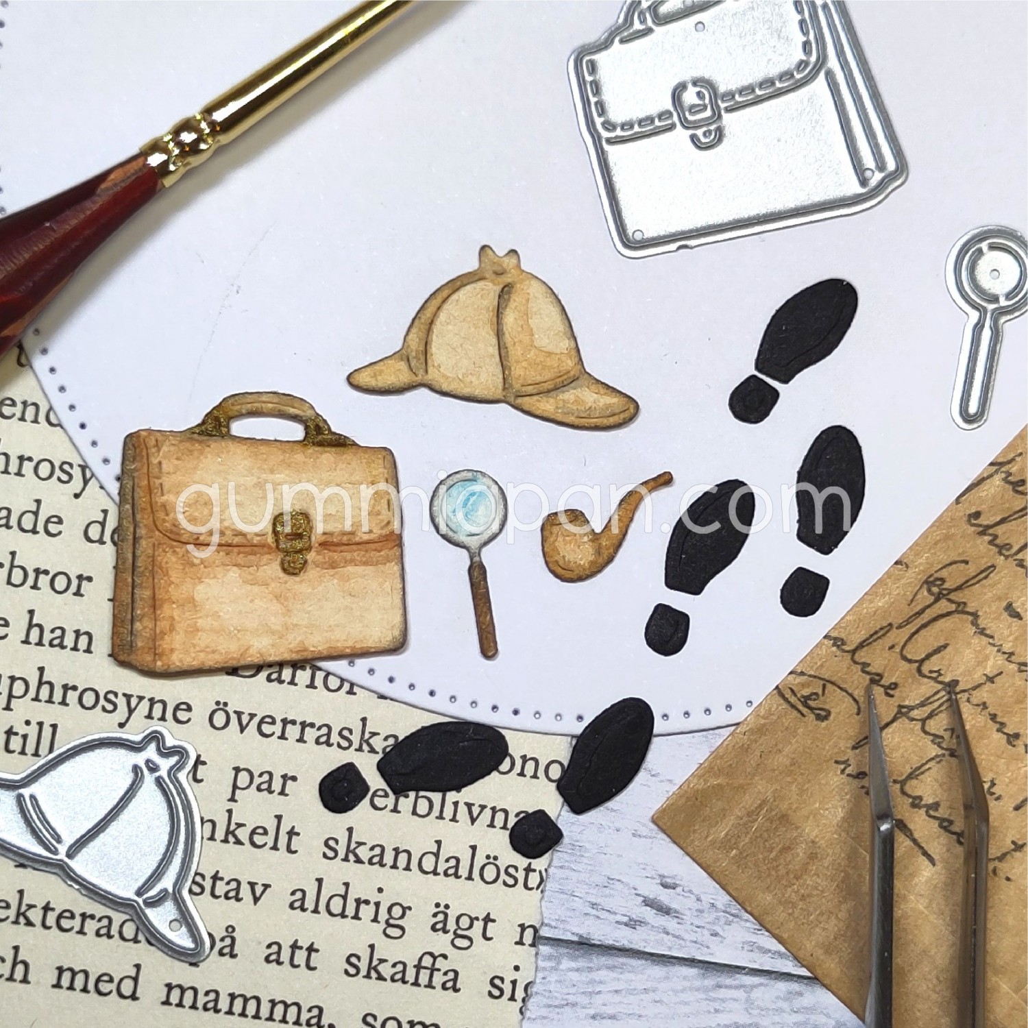 Gummiapan Dies Detektiv Kit - Bilde 1