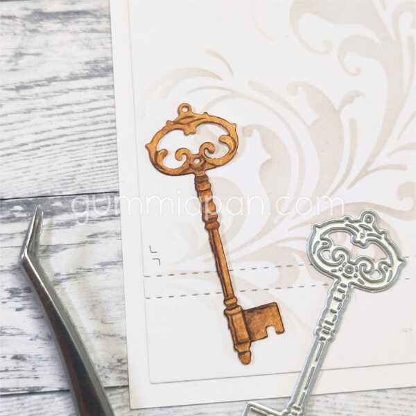 16861.jpg Gummiapan Dies Dekorativ Nøkkel