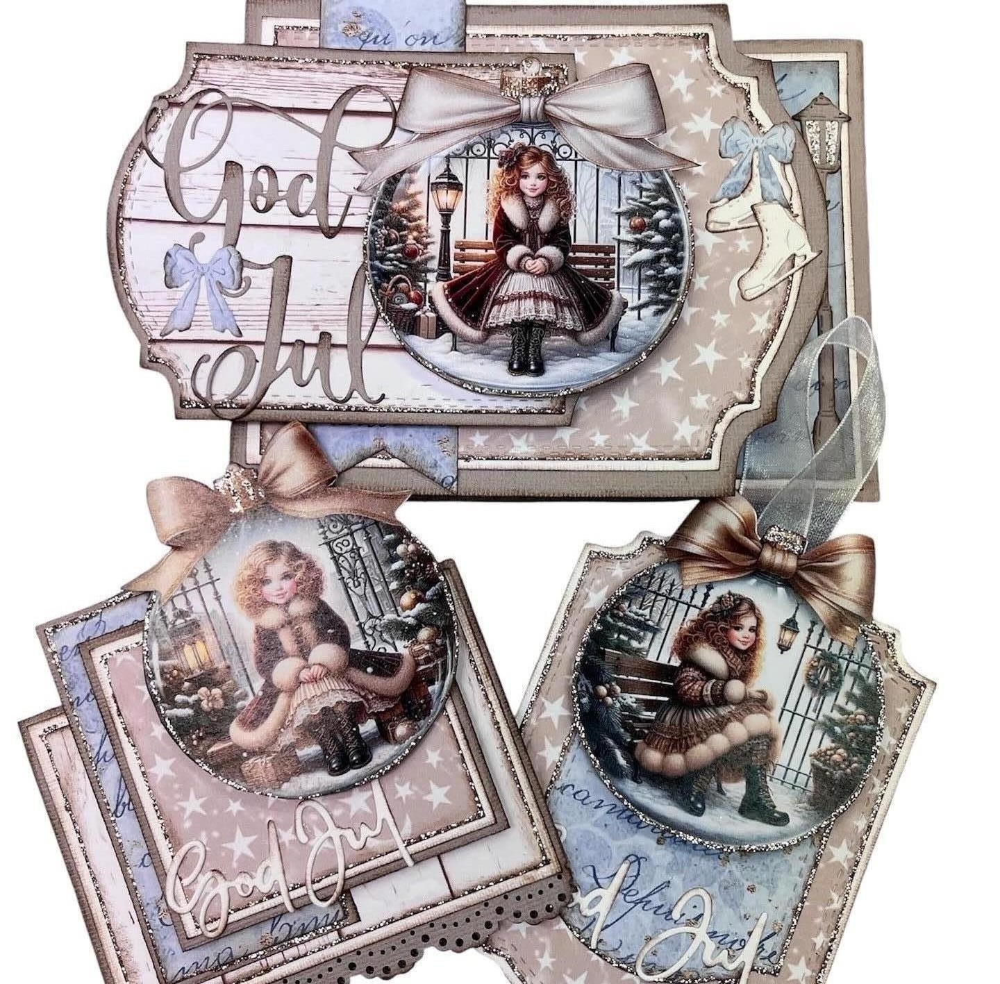 Julekit 3 Jente i kule - Bilde 1