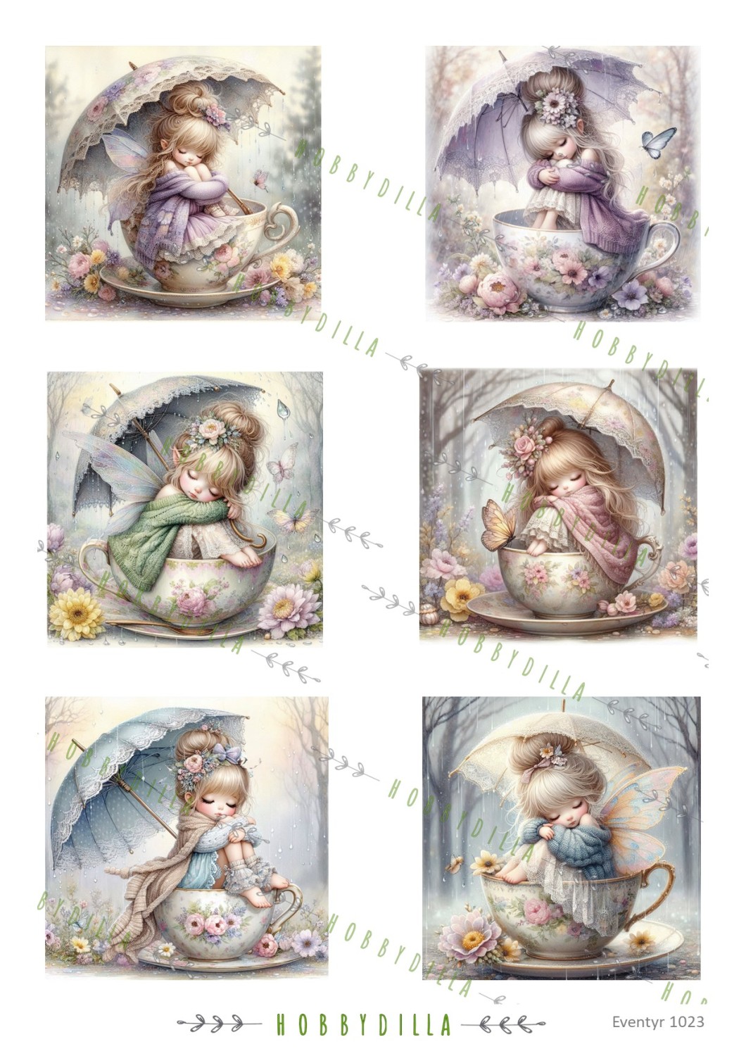 Motivark Eventyr 1023 Feer i Tekopp - Bilde 1