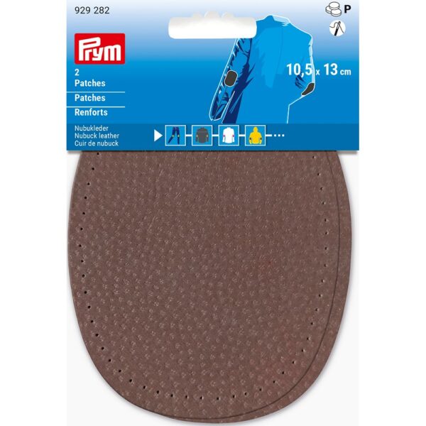 16920.jpg Prym Lær Lapper sy 10,5x13cm 2stk – Brun