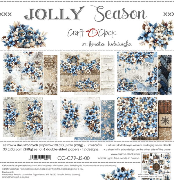 16953.jpg Craft O`Clock Jolly Season 12x12 Sett