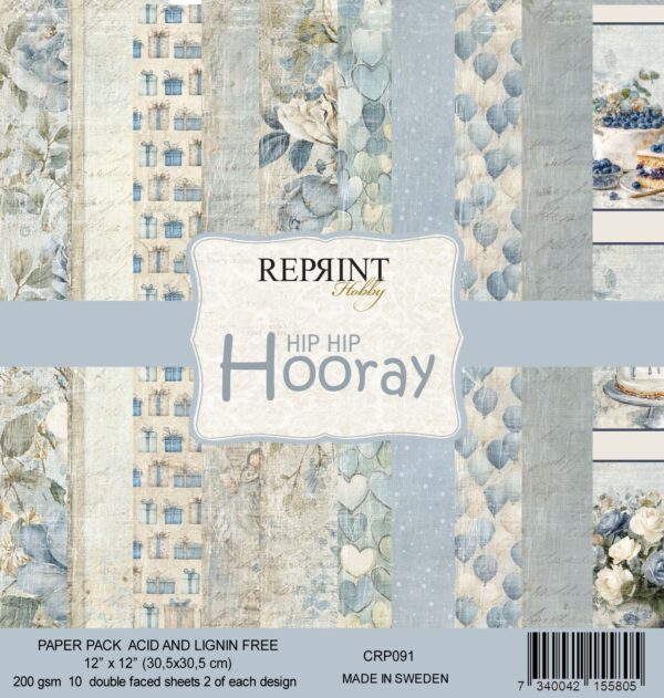 17004.jpg Reprint - Hip Hip Hooray 12x12 Blokk