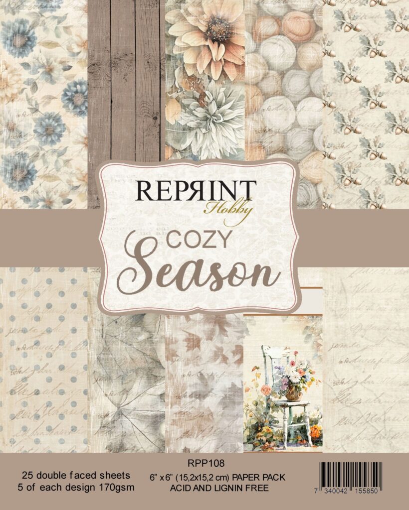 Reprint Cozy Season 6X6 Blokk