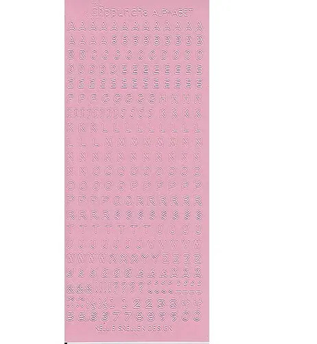 17025.jpg Peel-off bokstaver Rosa