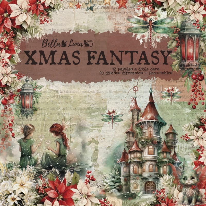 BellaLuna Xmas Fantasy Collection 12"x12" - Bilde 1