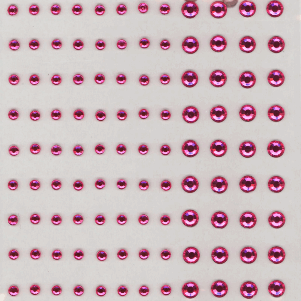 Vaessen Creative Strass Selvklebende 3-5mm Rosa